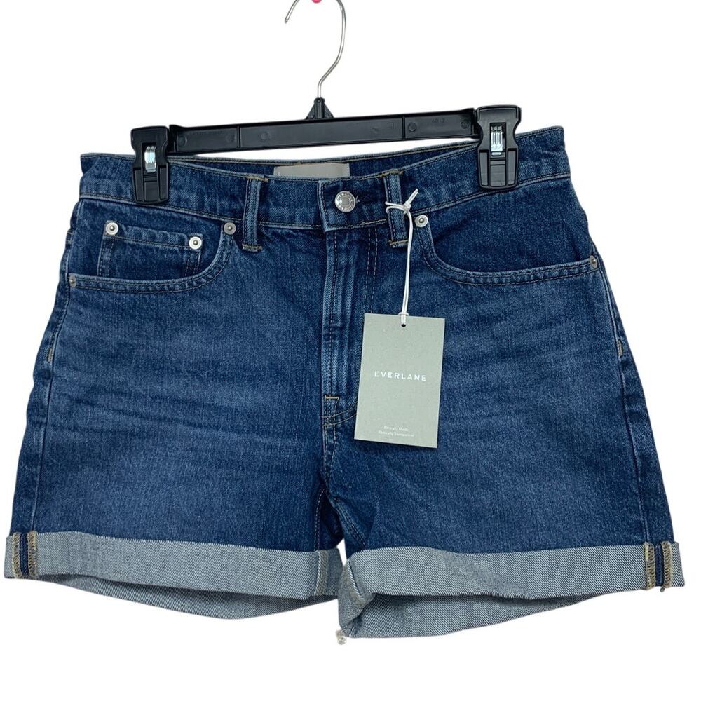 NWT Everlane The Denim Short, in Vintage Dark Blue